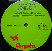 Load image into Gallery viewer, Robin Trower : Long Misty Days (LP, Album, Pit)

