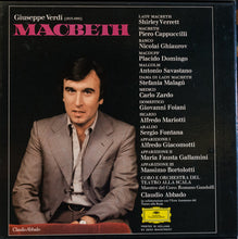 Laden Sie das Bild in den Galerie-Viewer, Verdi* - Shirley Verrett, Piero Cappuccilli, Plácido Domingo*, Nicolai Ghiaurov, Coro* E Orchestra Del Teatro Alla Scala, Claudio Abbado : Macbeth (3xLP, Album + Box)
