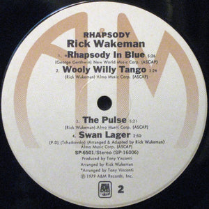 Rick Wakeman : Rhapsodies (2xLP, Album, Gat)