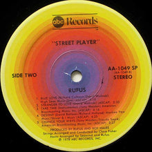 Laden Sie das Bild in den Galerie-Viewer, Rufus &amp; Chaka Khan : Street Player (LP, Album, Spe)
