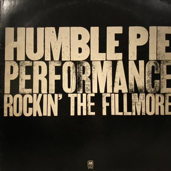 Humble Pie : Performance Rockin' The Fillmore (2xLP, Album, Ter)