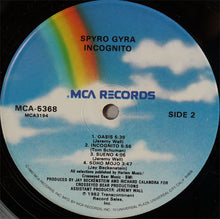 Laden Sie das Bild in den Galerie-Viewer, Spyro Gyra : Incognito (LP, Album, Glo)
