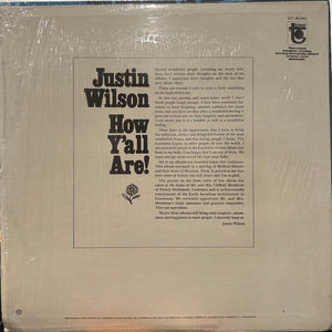 Justin Wilson : How Y'All Are! (LP, Album)