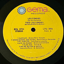 Load image into Gallery viewer, Trio Los Condes : Los Condes con sus Guitarras (LP, Album)
