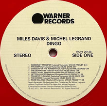 Laden Sie das Bild in den Galerie-Viewer, Miles Davis &amp; Michel Legrand : Dingo (LP, Album, Ltd, RE, Red)
