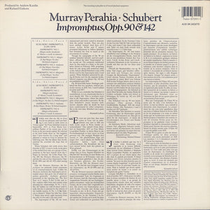 Murray Perahia ♦ Schubert* : Impromptus Opp. 90 & 142 (LP, Album)