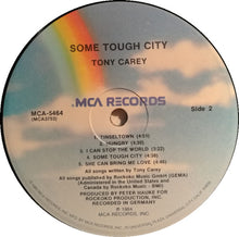 Laden Sie das Bild in den Galerie-Viewer, Tony Carey : Some Tough City (LP, Album, Pin)
