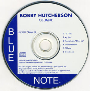 Bobby Hutcherson : Oblique (CD, Album, RE, RP)