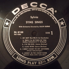 Laden Sie das Bild in den Galerie-Viewer, Sylvia Syms : Sings (LP, Mono)
