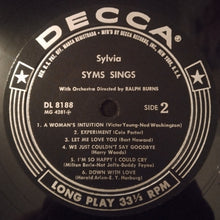 Laden Sie das Bild in den Galerie-Viewer, Sylvia Syms : Sings (LP, Mono)
