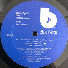 Laden Sie das Bild in den Galerie-Viewer, Donald Byrd : Donald Byrd's Best (LP, Comp, All)
