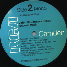 Laden Sie das Bild in den Galerie-Viewer, John McCormack (2) : John McCormack Sings Sacred Music (LP, Comp, Mono)
