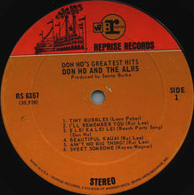 Load image into Gallery viewer, Don Ho And The Aliis : Don Ho&#39;s Greatest Hits (LP, Comp)
