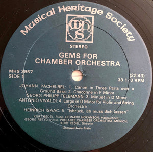 Pro Arte Chamber Orchestra  Munich*, Kurt Redel : Gems for Chamber Orchestra (LP, Album)