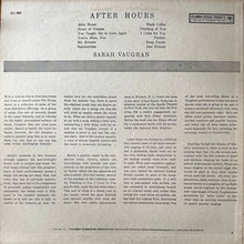 Charger l&#39;image dans la galerie, Sarah Vaughan : After Hours (LP, Album, Mono, RE)
