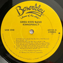 Load image into Gallery viewer, Greg Kihn Band : Kihnspiracy (LP, Album, ARC)
