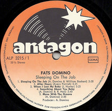 Charger l'image dans la galerie, Fats Domino : Sleeping On The Job (LP, Album)
