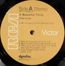 Laden Sie das Bild in den Galerie-Viewer, Cleo Laine : A Beautiful Thing (LP, Album, RP, Ind)
