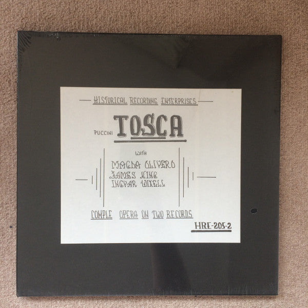 Puccini*, Magda Olivero, James King (3), Ingvar Wixell : Tosca (2xLP + Box)