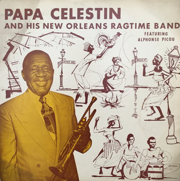 Papa Celestin And His New Orleans Ragtime Band : Papa Celestin And His New Orleans Ragtime Band (LP, Album)