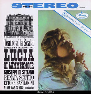 Donizetti*, Giuseppe di Stefano, Renata Scotto, Ettore Bastianini, Nino Sanzogno : Lucia di Lammermoor (2xLP, Album + Box)