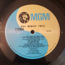 Charger l'image dans la galerie, Bill Medley : 100% (LP, Album)
