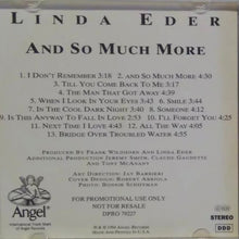 Laden Sie das Bild in den Galerie-Viewer, Linda Eder : And So Much More (CD, Album, Promo)
