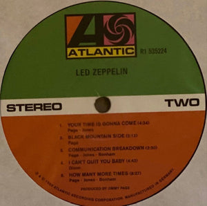 Led Zeppelin : Led Zeppelin (LP, Album, RE, RM, 180)