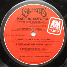 Load image into Gallery viewer, Carpenters : Made In America (LP, Album, Pit)
