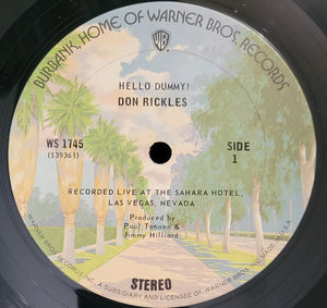 Don Rickles : Hello Dummy! (LP, Album, RP)