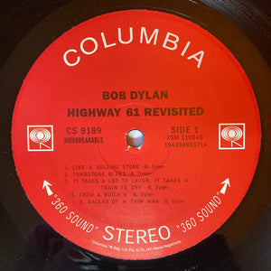 Bob Dylan : Highway 61 Revisited (LP, Album, RE)