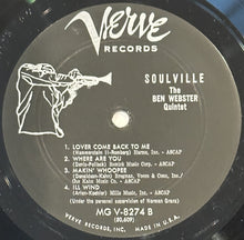 Load image into Gallery viewer, The Ben Webster Quintet : Soulville (LP, Album, Mono)
