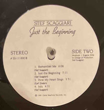 Load image into Gallery viewer, Stef Scaggiari* : Just the Beginning (LP, Album)
