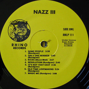 Nazz : Nazz III (LP, Album, RE)