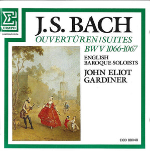 J.S. Bach*, English Baroque Soloists*, John Eliot Gardiner : Ouvertüren / Suites BWV 1066-1067 (CD, Album, RP)