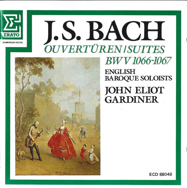 J.S. Bach*, English Baroque Soloists*, John Eliot Gardiner : Ouvertüren / Suites BWV 1066-1067 (CD, Album, RP)