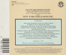 Load image into Gallery viewer, Bernstein*, New York Philharmonic : An A-Z Treasury Of Concert Favorites, Vol.I (The Encore Collection) (CD, Comp, RE, RM)
