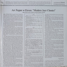 Laden Sie das Bild in den Galerie-Viewer, Art Pepper : Art Pepper + Eleven "Modern Jazz Classics" (LP, Album, RE, 180)
