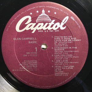 Glen Campbell : Basic (LP, Album, Gol)