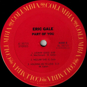 Eric Gale : Part Of You (LP, Album)