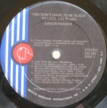 Laden Sie das Bild in den Galerie-Viewer, Junior Parker* : You Don't Have To Be Black To Love The Blues (LP, Album)
