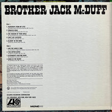 Laden Sie das Bild in den Galerie-Viewer, Brother Jack McDuff : Tobacco Road (LP, Album, Mono, Gat)
