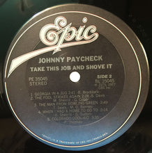 Laden Sie das Bild in den Galerie-Viewer, Johnny Paycheck : Take This Job And Shove It (LP, Album, RP, San)
