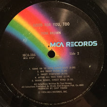 Load image into Gallery viewer, Toni Brown : Good For You,Too (LP, Album, Glo)
