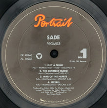 Charger l'image dans la galerie, Sade : Promise (LP, Album, Pit)

