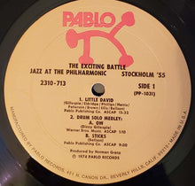 Charger l'image dans la galerie, Various : The Exciting Battle J.A.T.P. Stockholm ’55 (LP, Album)
