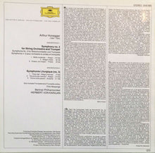 Charger l&#39;image dans la galerie, Arthur Honegger, Berliner Philharmoniker, Herbert von Karajan : Symphonie Liturgique / Symphony No. 2 (LP, RE)
