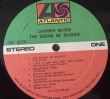 Laden Sie das Bild in den Galerie-Viewer, Carmen McRae : The Sound Of Silence (LP, Album, MO)
