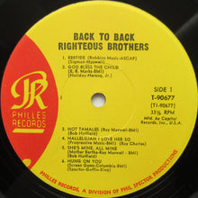 Laden Sie das Bild in den Galerie-Viewer, The Righteous Brothers : BACK TO BACK (LP, Mono, Club)

