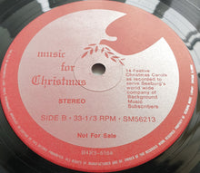 Laden Sie das Bild in den Galerie-Viewer, Unknown Artist : Music For Christmas (LP, Promo)
